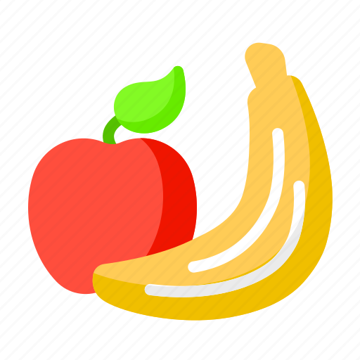 Fruits, food, healthy, organic, fruit, banana, apple icon - Download on Iconfinder