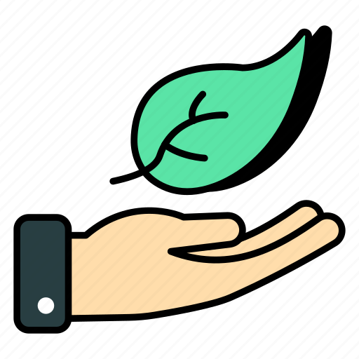 Eco care, plant care, leaf, leaflet, nature care icon - Download on Iconfinder