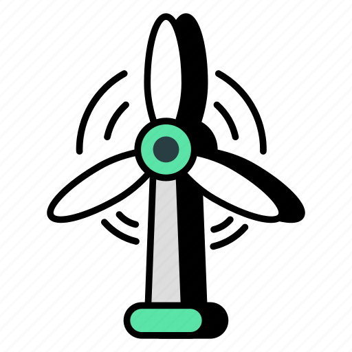 Windmill, wind turbine, wind generator, aerogenerator, wind energy icon - Download on Iconfinder