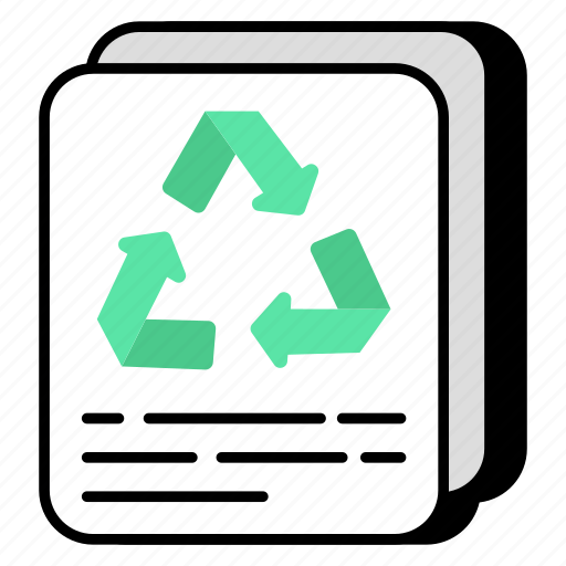 Paper recycling, paper refresh, paper reload, paper reprocess, paper renewable icon - Download on Iconfinder