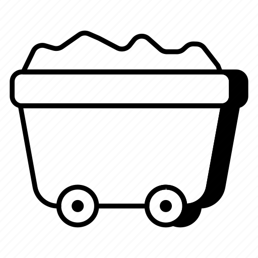 Garbage city cart, handcart, pushcart, wheelbarrow, cart icon - Download on Iconfinder