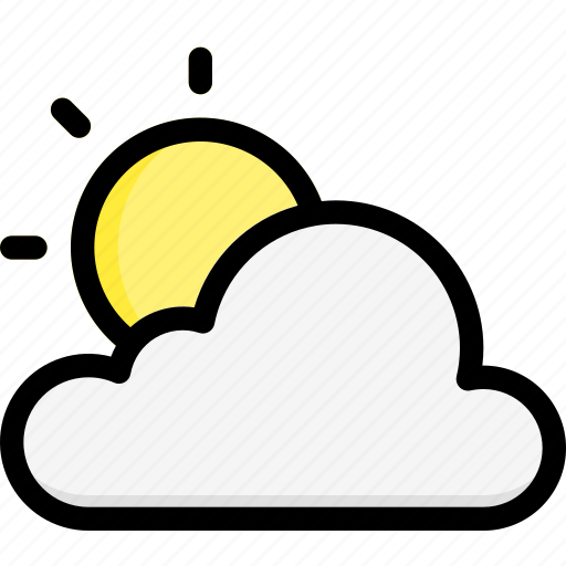 Cloud, sun, sunny, weather icon - Download on Iconfinder