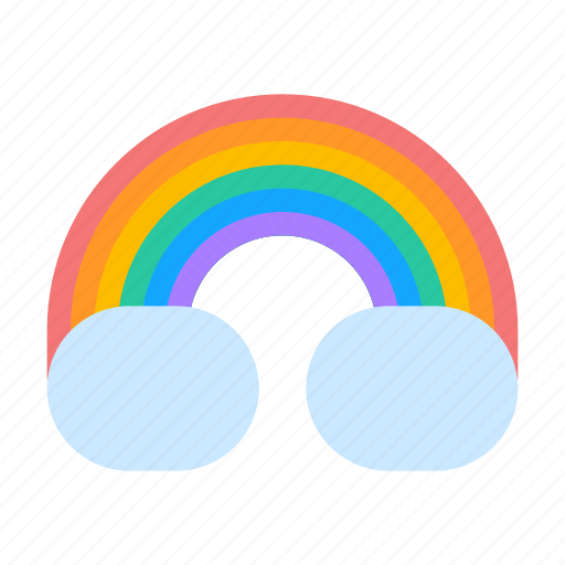 Rainbow, sky, cloud, weather, spring icon - Download on Iconfinder