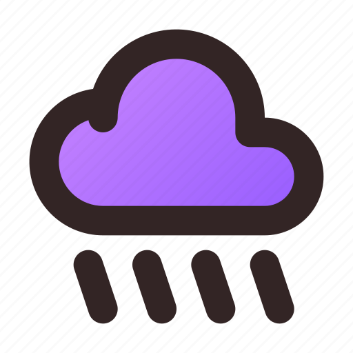 Rainy, rain, cloud, weather, forecast icon - Download on Iconfinder