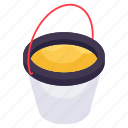 water basket, bucket, pail, container, garden bucket