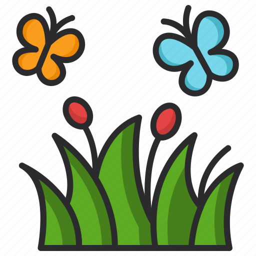 Spring, flower, garden, gardening, nature, butterflies icon - Download on Iconfinder