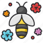 bee, insect, honey, nature, flower, honey bee, garden 