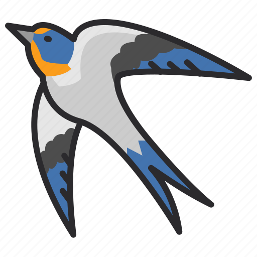 Spring, swallow, flying, bird, nature icon - Download on Iconfinder