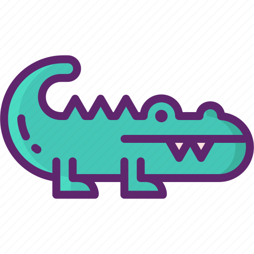 Crocodile, animal, zoo, wild icon - Download on Iconfinder