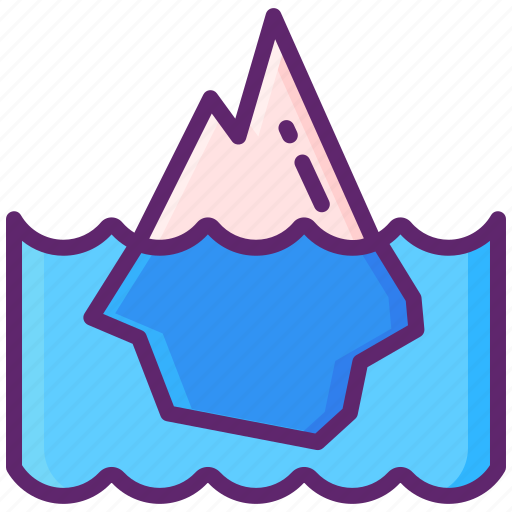 Iceberg, ice, cold, melting icon - Download on Iconfinder