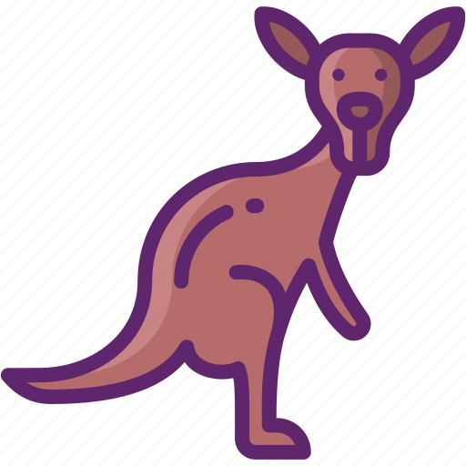 Kangaroo, animal, zoo, nature icon - Download on Iconfinder