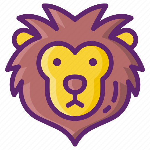 Lion, animal, zoo, nature icon - Download on Iconfinder