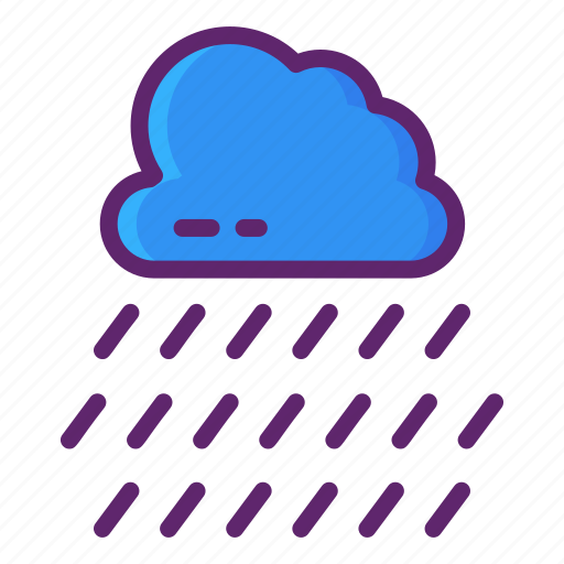 Rain, cloud, weather, rainy icon - Download on Iconfinder