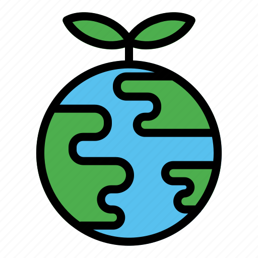 Green earth, green, globe icon - Download on Iconfinder