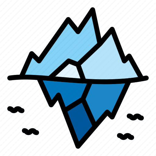 Iceberg, arctic, ice, ocean, sea icon - Download on Iconfinder