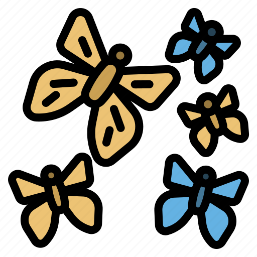Nature, butterfly, insect, bug, animal, fly icon - Download on Iconfinder