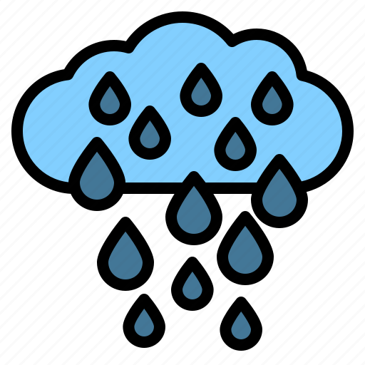 Nature, rain, weather, cloud, umbrella, rainy, drop icon - Download on Iconfinder