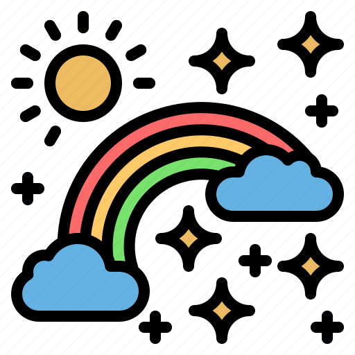 Nature, rainbow, weather, cloud, sky icon - Download on Iconfinder