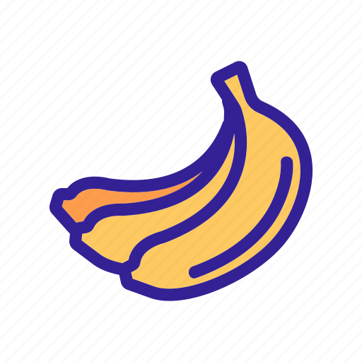 Art, banana, bundle, contour, fruit icon - Download on Iconfinder