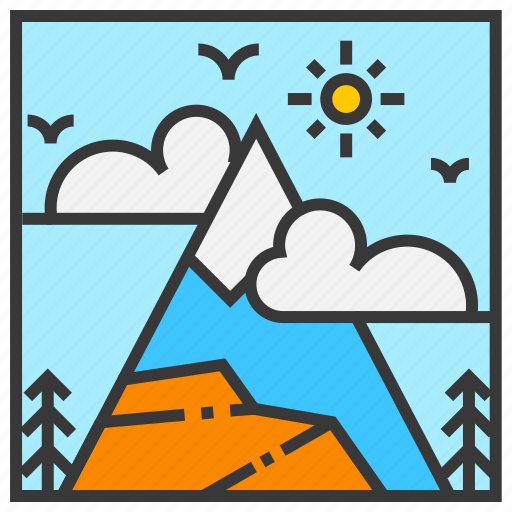 Field, landscape, mount, mountain, nature, outdoor, park icon - Download on Iconfinder