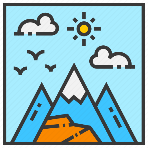Field, landscape, mountain, nature, outdoor, park icon - Download on Iconfinder