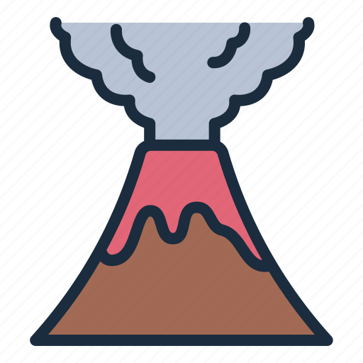 Volcano, mountain, nature, landscape, scene, scenery icon - Download on Iconfinder