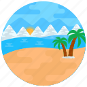 island, beach, tropical place, river, tropical area