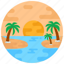 island, beach, tropical place, river, sea side
