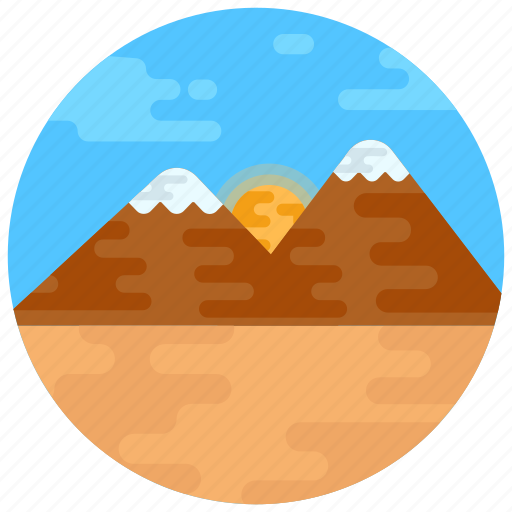 Landscape painting, hill station, scenery, hilly place, nature icon - Download on Iconfinder