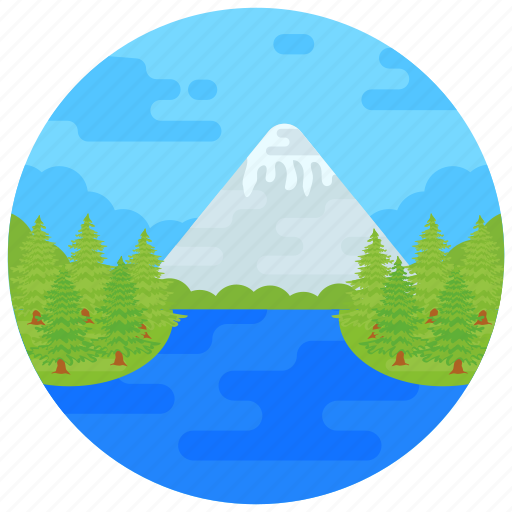 Nature, landscape, scenery, valley, hill icon - Download on Iconfinder
