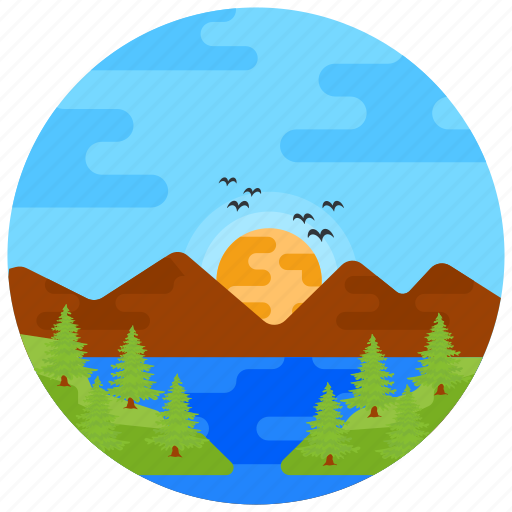 Hilly area, hill station, landscape, mountains, nature icon - Download on Iconfinder