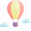 balloon, fly, travel, cloud, transport, flight, sky 