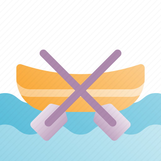 Rowing, boat, park, lake, river, row, transport icon - Download on Iconfinder