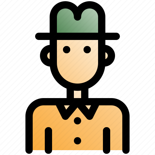 Avatar, man, male, officer, nature, park icon - Download on Iconfinder