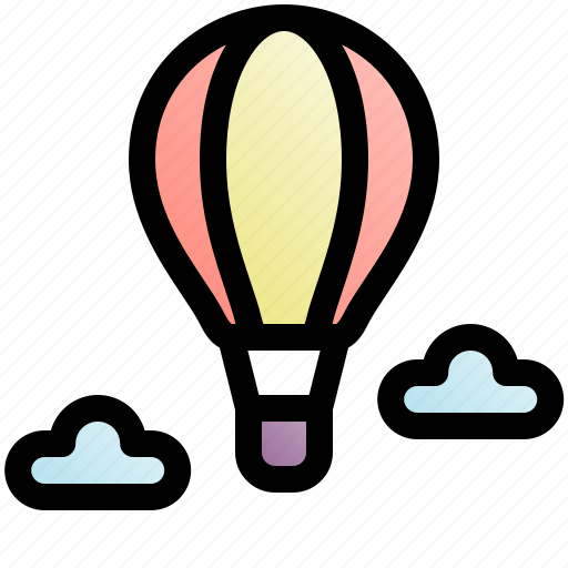 Balloon, fly, travel, cloud, transport, flight, sky icon - Download on Iconfinder