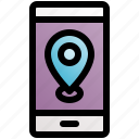 gps, mobile, smartphone, map, placeholder, pin, location
