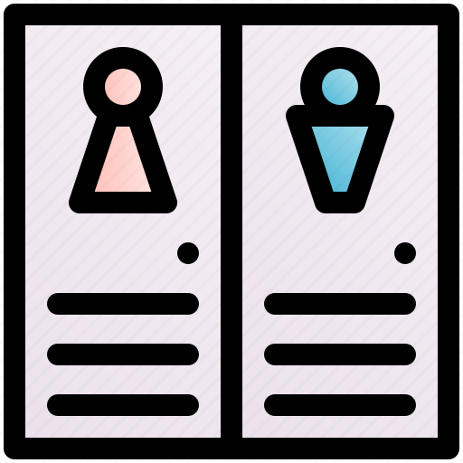 Restroom, toilet, sign, lavatory, gender icon - Download on Iconfinder