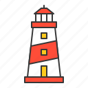 lighthouse, nautical, safe, sea, tower, waterways