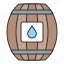 barrel, nautical, water, water barrel 
