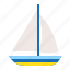 boat, nautical, sailboat, sea 