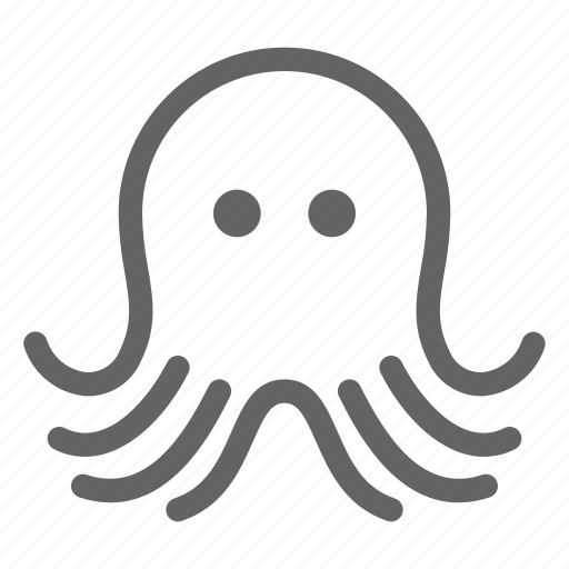 Animal, octopus, squid, tentacle icon - Download on Iconfinder