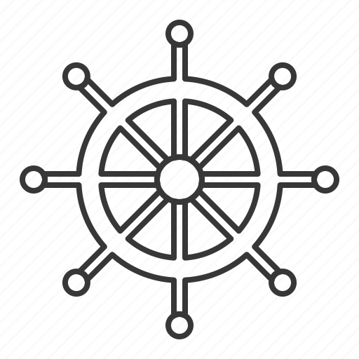 Control, helm, nautical, sea, steering wheel icon - Download on Iconfinder