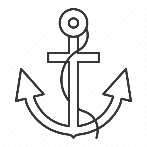 Anchor, nautical, sea, stop icon - Download on Iconfinder