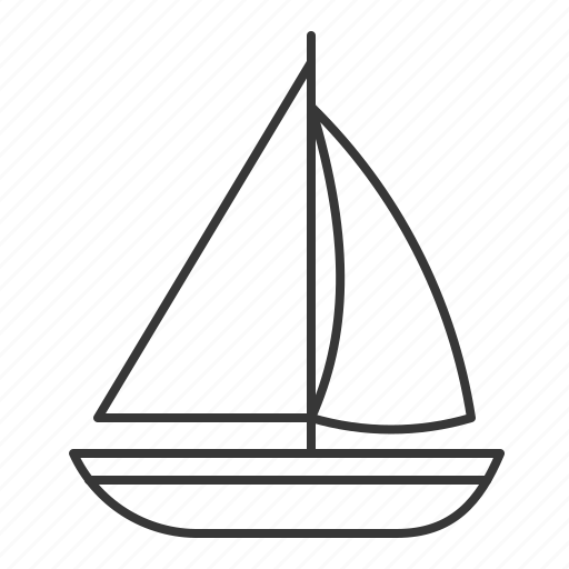 Boat, nautical, sailboat, sea icon - Download on Iconfinder