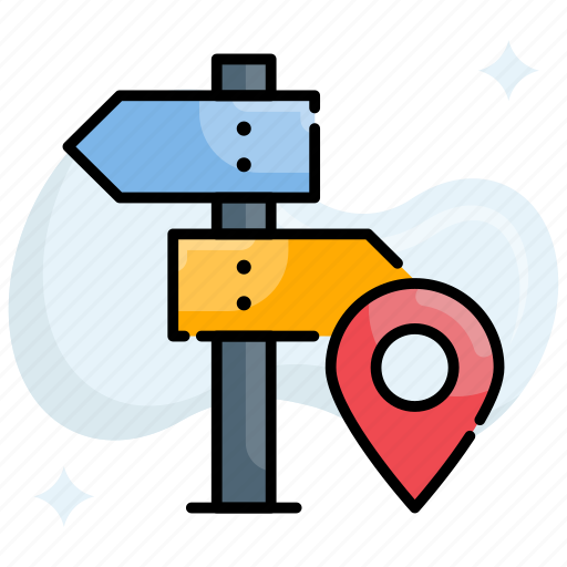 Destination, directions, road, sign, traffic, travel icon - Download on Iconfinder