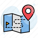 destination, location, map, marker, pin