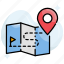 destination, location, map, marker, pin 