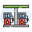 gas station, fuel, fuel station, fuel pump, petrol-pump, petrol