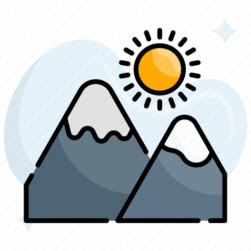 Landscape, mountains, picture icon - Download on Iconfinder