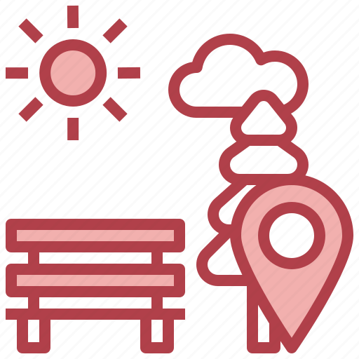Navigation, park, location, pin, map, locator, pointer icon - Download on Iconfinder